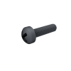 Cross Pan Head Screw 1.6*6mm Black