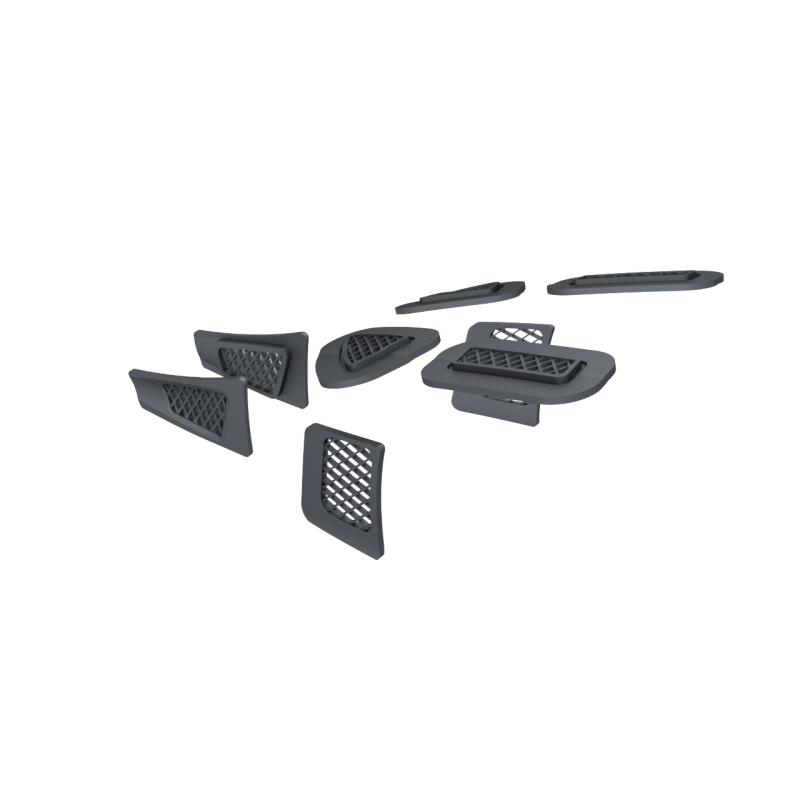 GR WORKS SBCG8 V1 Hood & B. Side Intakes